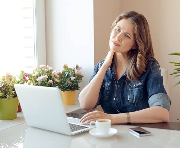 Síntomas da osteocondrose cervical en mulleres
